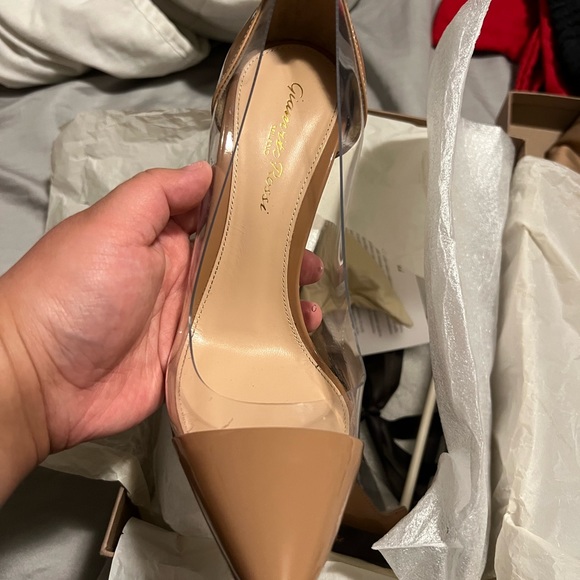 Gianvito Rossi Plexi heels size 35 nude - Picture 10 of 15